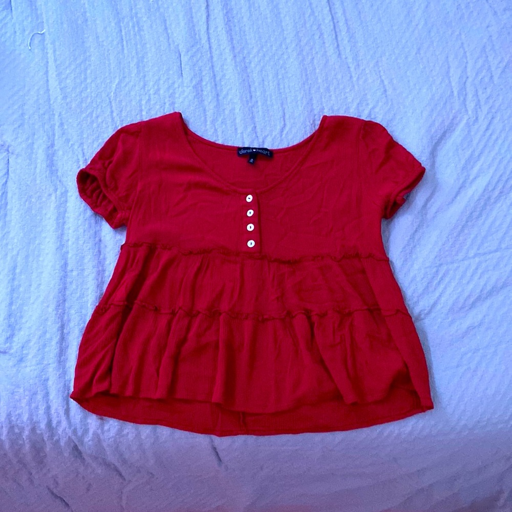 Cute comfy cropped T-shirt women’s small